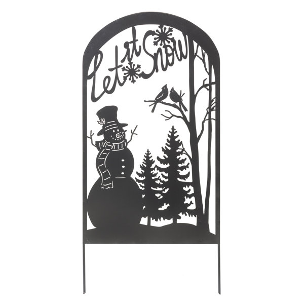 The Holiday Aisle® Quattro Metal Holiday Garden Stake Wayfair